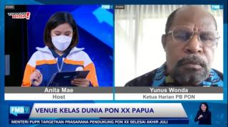Ketua PB PON Papua, Yunus Wonda laporkan Progress Persiapan